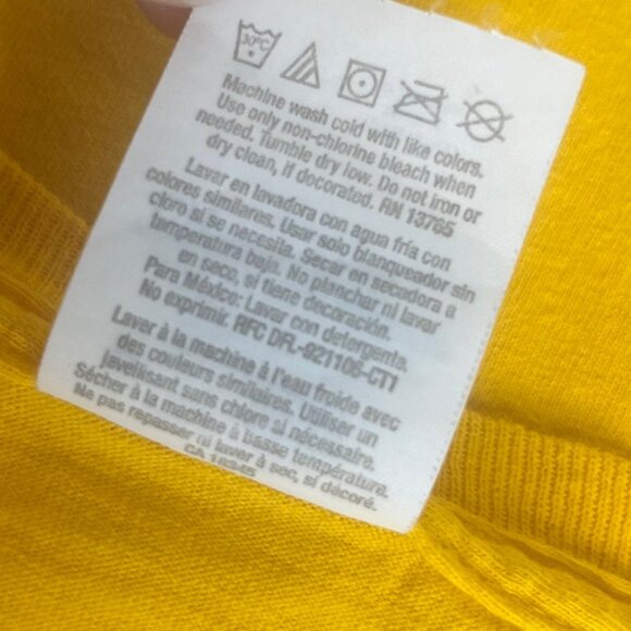 Pittsburgh Pirates Roberto Clemente Tribute Sugardale TShirt Yellow Size Small - Picture 9 of 9